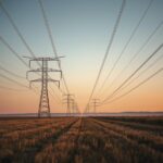 Representação de cabos de energia furtados em Campo Grande, com alerta sobre o aumento do crime.