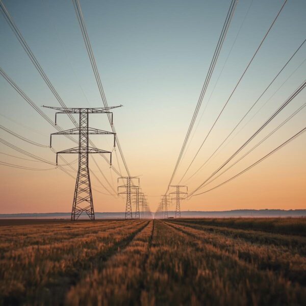 Imagem ilustrativa de cabos de energia elétrica furtados, com foco em Campo Grande.
