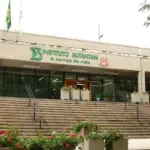 Imagem do Instituto Butantan ou símbolo do SUS para ilustrar oferta de imunoterapia contra o câncer.