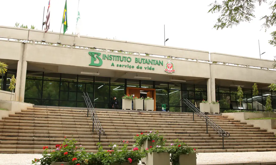 Imagem do Instituto Butantan ou símbolo do SUS para ilustrar oferta de imunoterapia contra o câncer.