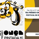 Palco do Teatro Glauce Rocha em Campo Grande para o Prêmio Onça Pintada da Dança MS 2026.