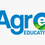 Logo do programa AgroEducativa MS com elementos de pecuária, regularização ambiental e cultura junina.