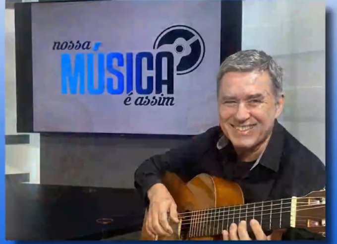Pedro Ortale em entrevista no programa Nossa Música é Assim.